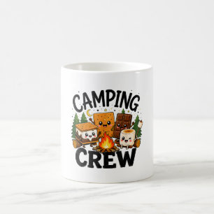 Cute S'mores Campfire Camping Squad Outdoor Coffee Mug