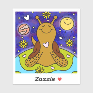 Cute Snail Enjoys Earth Day   Vinyl