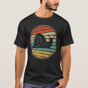 Cute Snail Graphic Retro Vintage 70s 80s Gastropod T-Shirt