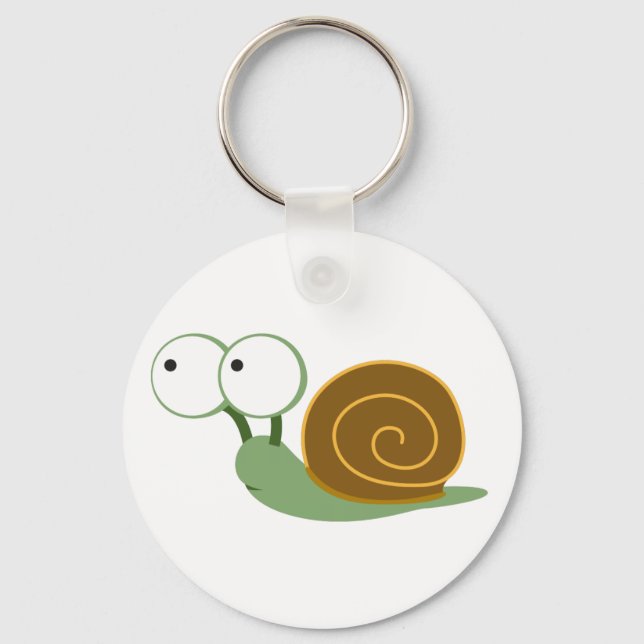 Cute Snail` Key Ring (Front)