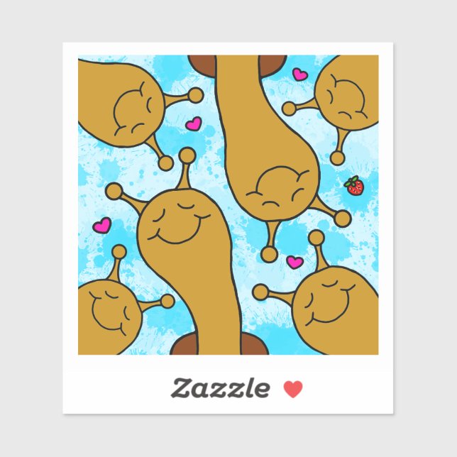 Cute Snail Miles Of Smiles Friendship Vinyl (Sheet)