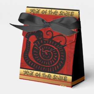 Cute Snake Chinese Year 2025 Zodiac Birthday TFB Favour Box