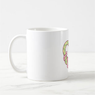 Cute Snakes Forming A Heart Funny Coffee Mug