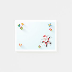 Cute Snow Angel Santa Christmas Post-it Notes