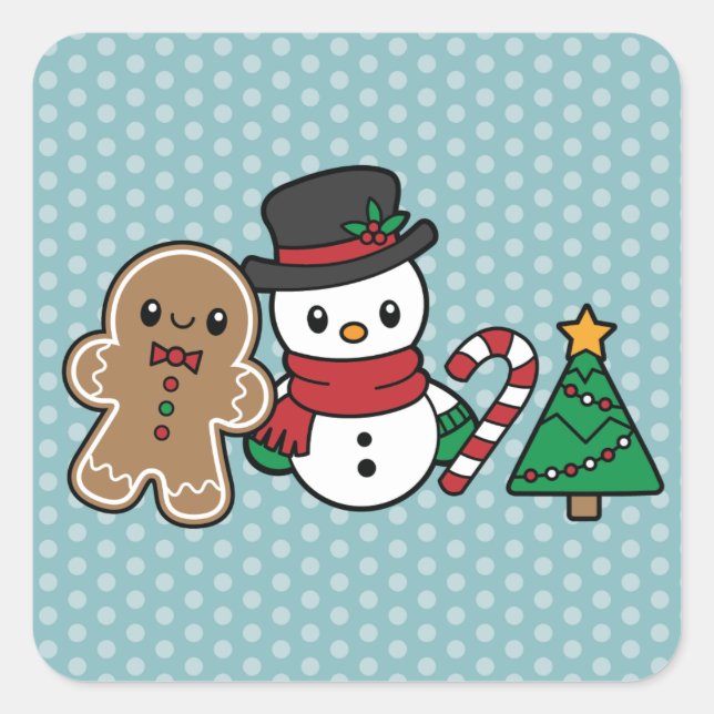 Cute Snow Pals Stickers (Front)