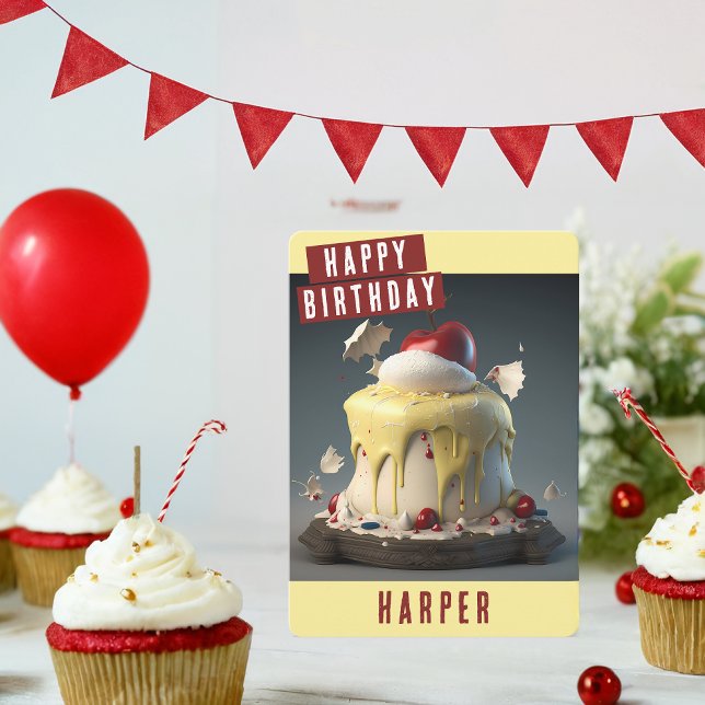 Cute Snow White Birthday Card (Creator Uploaded)