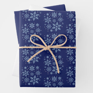 Cute Snowflake Christmas Winter Holiday Cosy Xmas Wrapping Paper Sheet