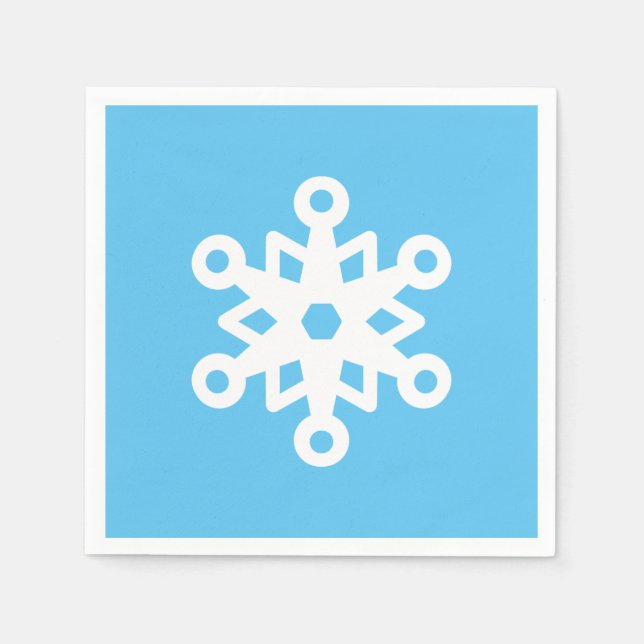 Cute Snowflake Napkin (Front)
