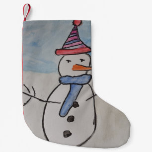 Cute Snowman Christmas Stocking