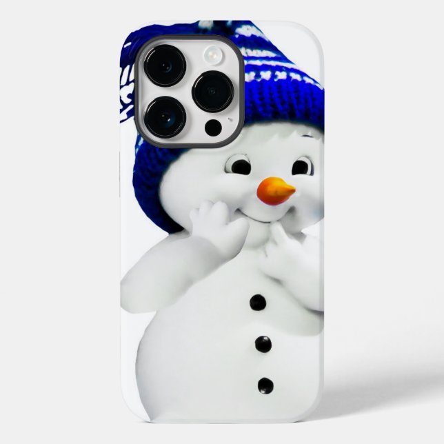 Cute Snowman iPhone / iPad case (Back)