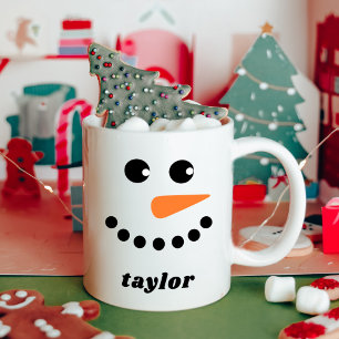 Cute Snowman Kids Christmas Coffee Mug