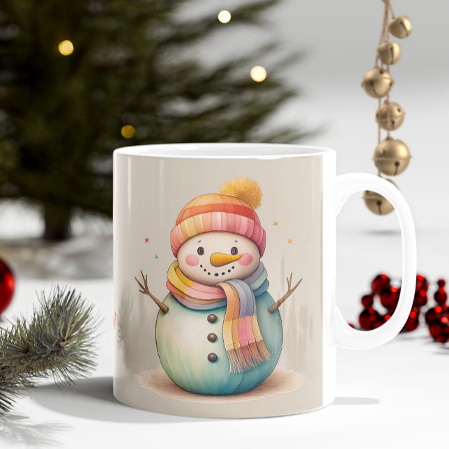 Cute Snowman Let It Snow Coffee Mug (Creator Uploaded)