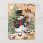 cute  Snowman Postcard<br><div class="desc">cute  Snowman</div>