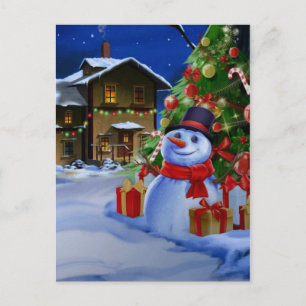 cute  Snowman Postcard