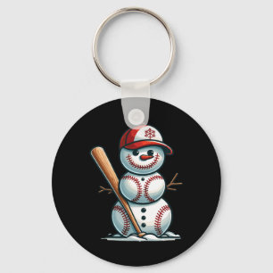Cute Snowman Sell T Cap Xmas Christmas Sell Lover Key Ring