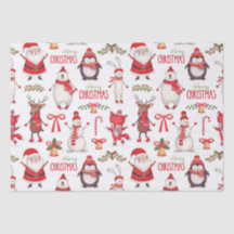 Cute Snowman Tissue Paper