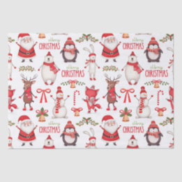 Cute Snowman Tissue Paper