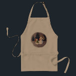 Cute Snowman Winter Scene Christmas Standard Apron<br><div class="desc">Adorable Christmas snowmen illustration.</div>