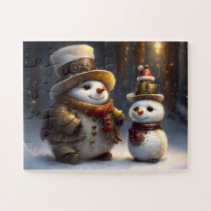 Cute Snowmen Jigsaw Puzzle