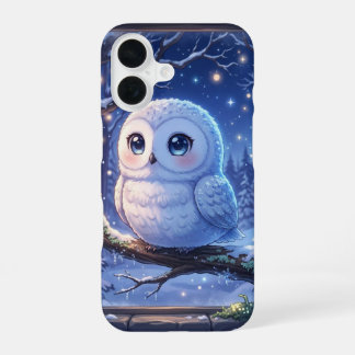 Cute Snowy Owl Winter Phone Case