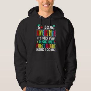 Cute So Long Kindergarten Look Out First Grade Her Hoodie