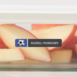 Cute Soccer Ball Kids Name Colourful