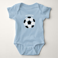 Cute Soccer Ball Personalised Baby Sports