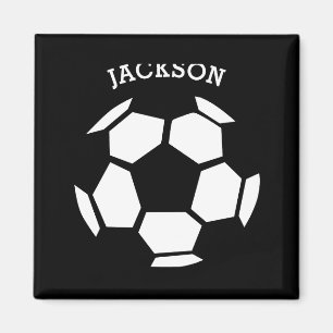 Cute Soccer Ball Personalized Kids Sports T Shirt Magnet
