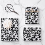cute Soccer ball sports pattern Wrapping  Wrapping Paper Sheet<br><div class="desc">cute Soccer ball sports pattern Wrapping Paper Sheets</div>