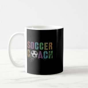 Cute Soccer Coach Scoring Club Coach Cleats Game Coffee Mug