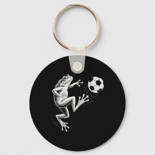 Cute Soccer Frog Ll Score Mama Coach Kids Key Ring