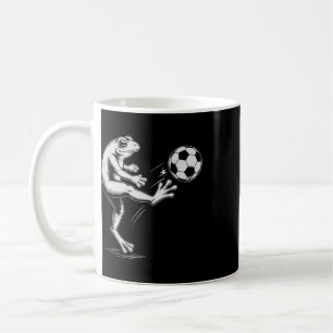 Cute Soccer Frog Play Game Goal Kids Mum Coffee Mug