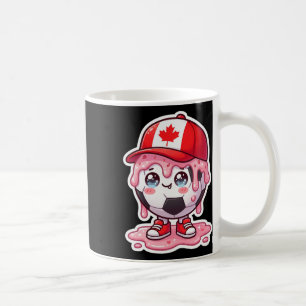 Cute Soccer Ll Melting Ice Cream Drip Wear Canada Coffee Mug