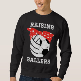 Cute Soccer Mom  Women   Wife Her Volleyball Sweatshirt