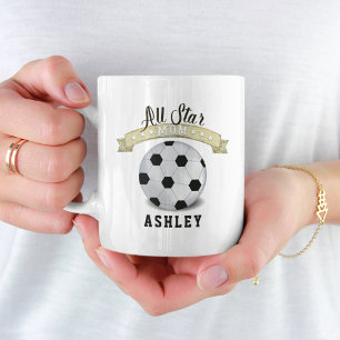 Cute Soccer Mum Custom All Star Coffee Mug