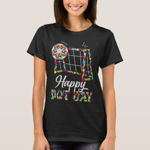 Cute Soccer Polka Dot Art Student Happy Dot Day Gi T-Shirt