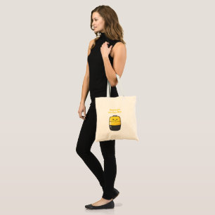 Cute Social Battery "Socialising on Low Power Mode Tote Bag