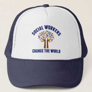 Cute Social Work Inspirational Quote  Trucker Hat