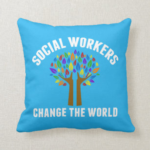 Cute Social Work Quote Cushion