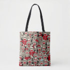 "Cute Sock Monkey" TOTE