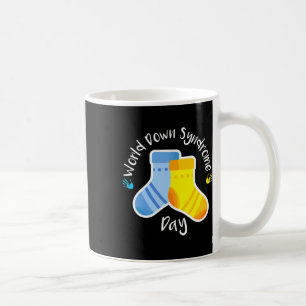 Cute Socks Graphic Gift World Down Syndrome Awaren Coffee Mug
