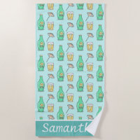 Cute Soda Pop and Beach Umbrella Summery