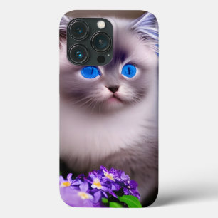 Cute Soft Blue Eyed Himalayan Kitten  iPhone 13 Pro Case