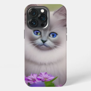 Cute Soft Blue Eyed Himalayan Kitten iPhone 13 Pro Case