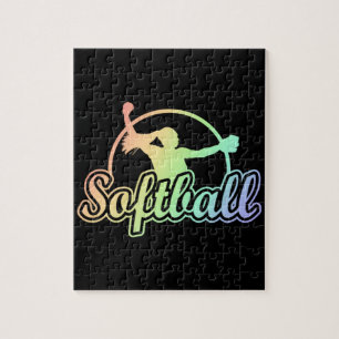 Cute Softball Jigsaw Puzzle