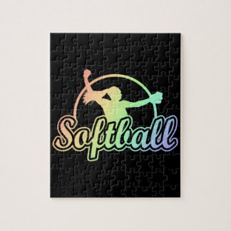 Cute Softball Jigsaw Puzzle
