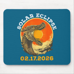 Cute Solar Eclipse 02 17 26 Mouse Pad