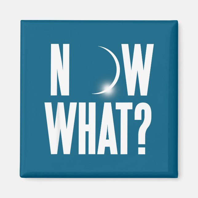 Cute Solar Eclipse August 2017 Magnet (Front)