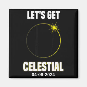 Cute Solar Eclipse Celestial Total Solar Magnet