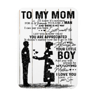 Cute Son To My Mum Gift Lovely Family Gift Magnet